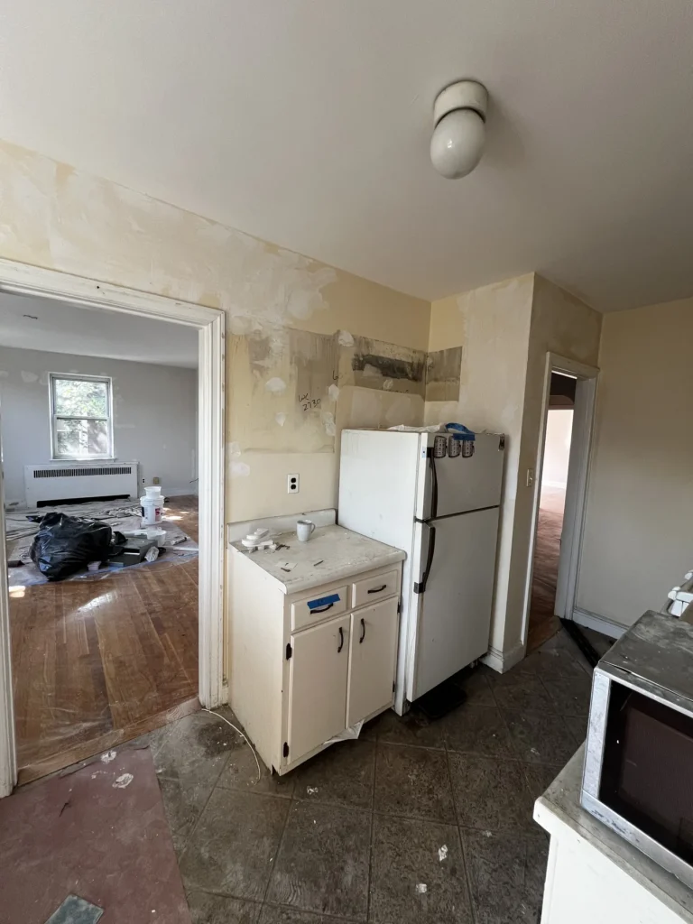 Complete Property Renovation & Turnover — Before project photo