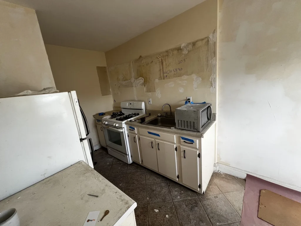 Complete Property Renovation & Turnover — Before project photo