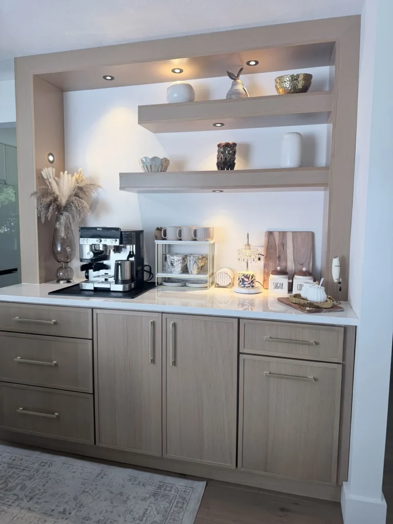Custom Built-In Coffee Bar project photo 1