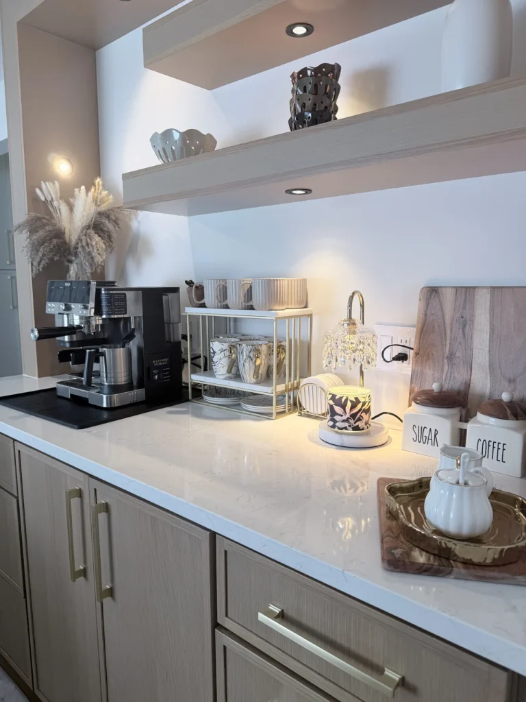 Custom Built-In Coffee Bar project photo 2