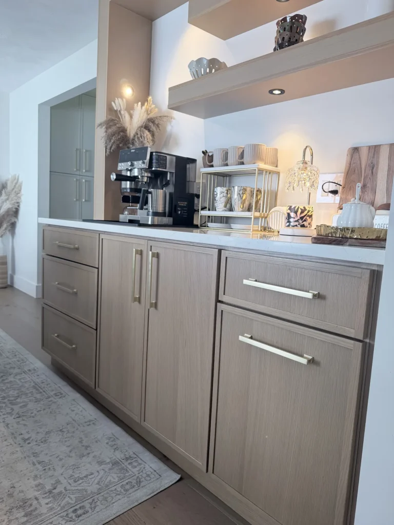 Custom Built-In Coffee Bar project photo 3