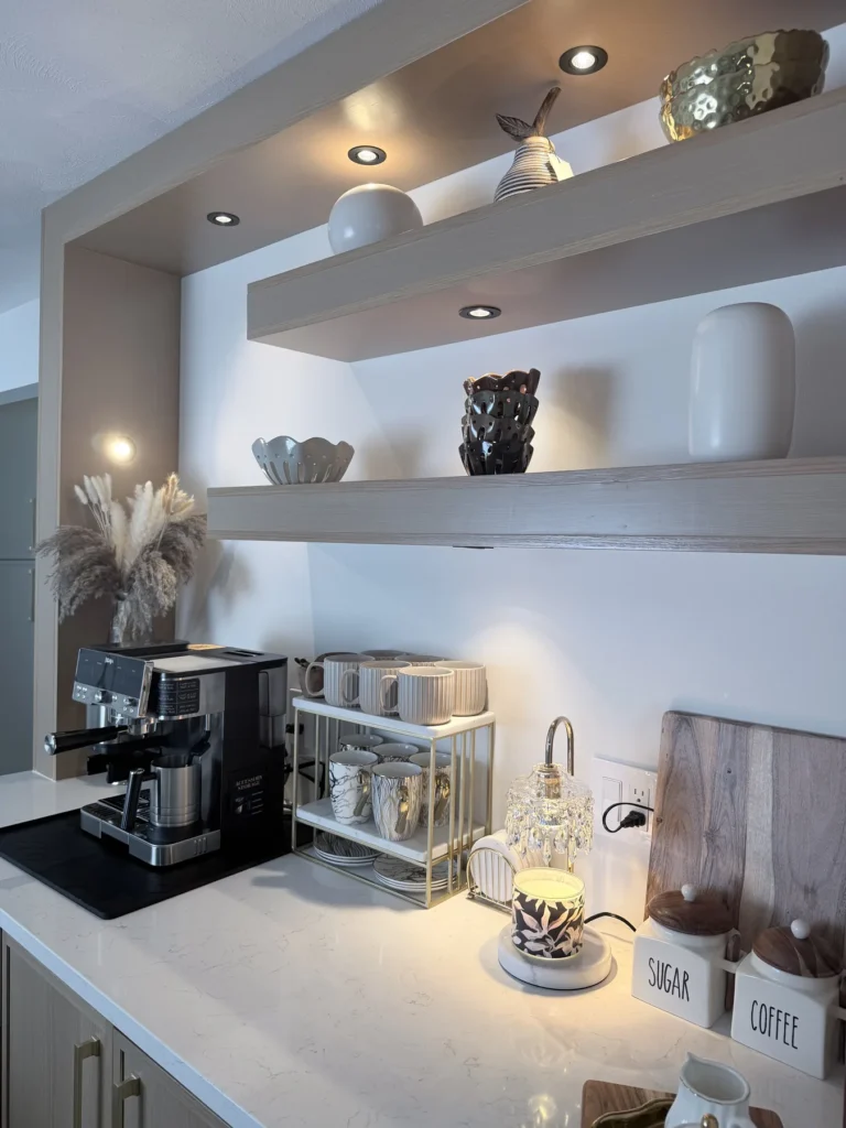 Custom Built-In Coffee Bar project photo 4
