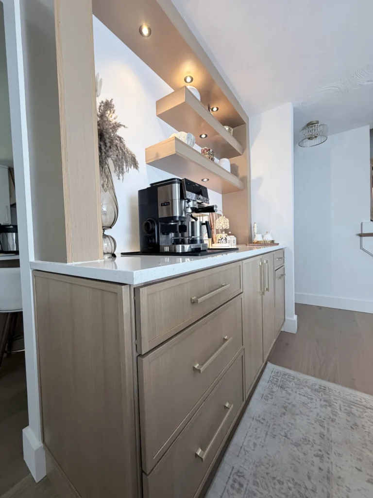 Custom Built-In Coffee Bar project photo 5