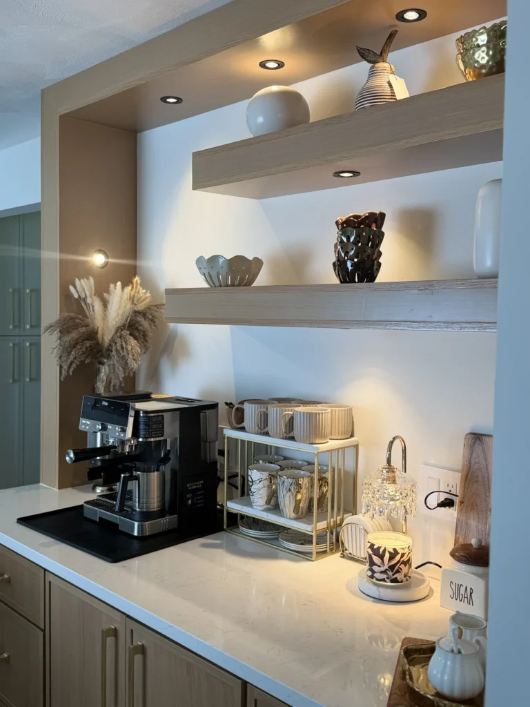 Custom Built-In Coffee Bar project photo 8