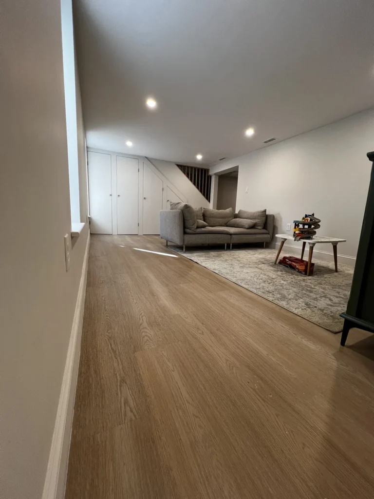 Full Basement Remodel completed project photo 2