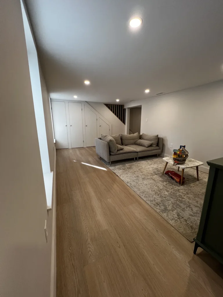 Full Basement Remodel completed project photo 3