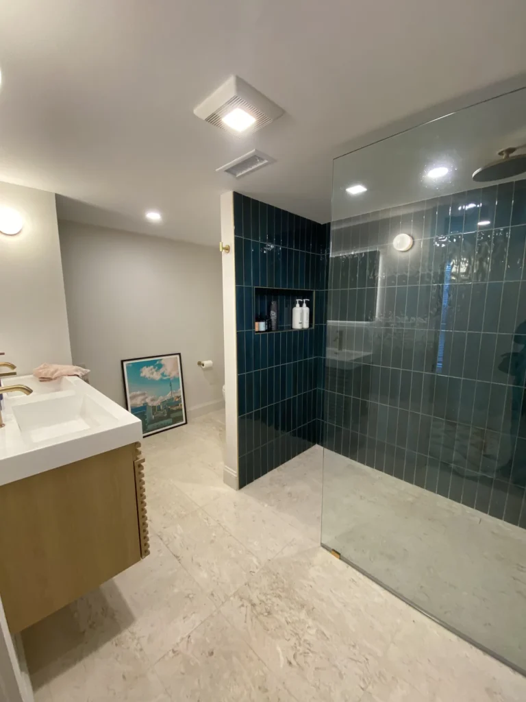 Full Basement Remodel completed project photo 9