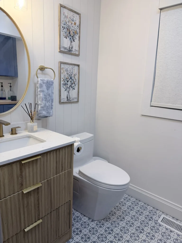 Half Bathroom & Laundry Room Remodel project photo 3