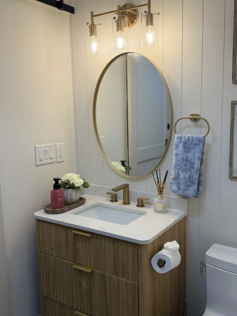 Half Bathroom & Laundry Room Remodel project photo 6
