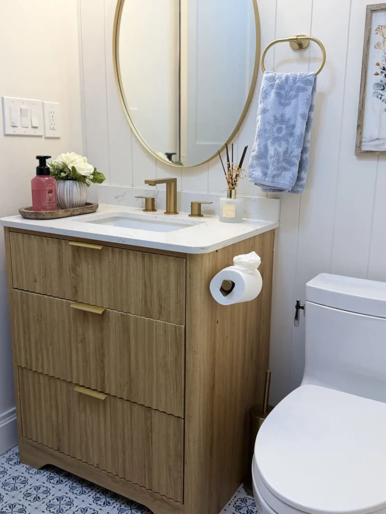 Half Bathroom & Laundry Room Remodel project photo 7