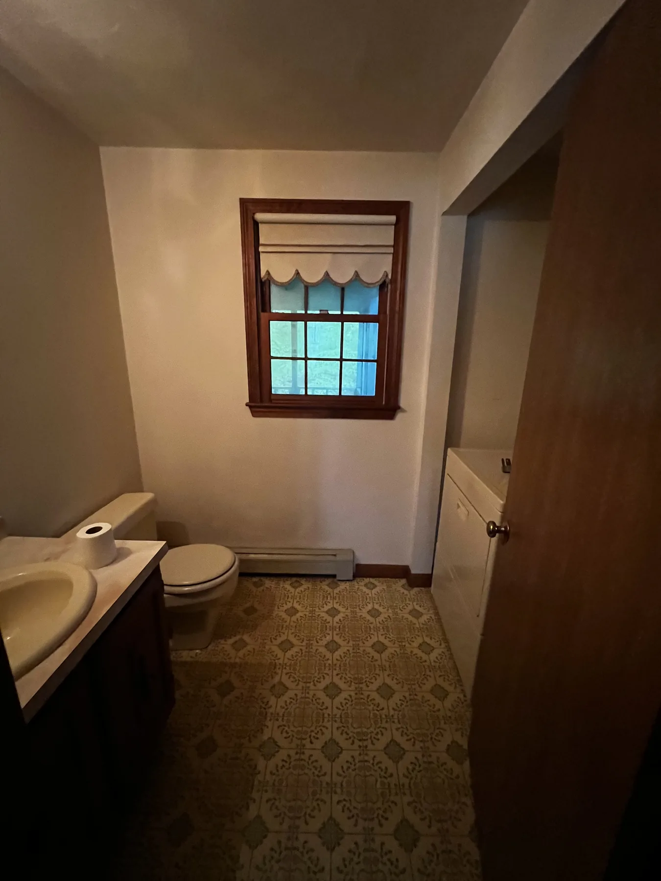 Before the Half Bathroom & Laundry Room Remodel renovation