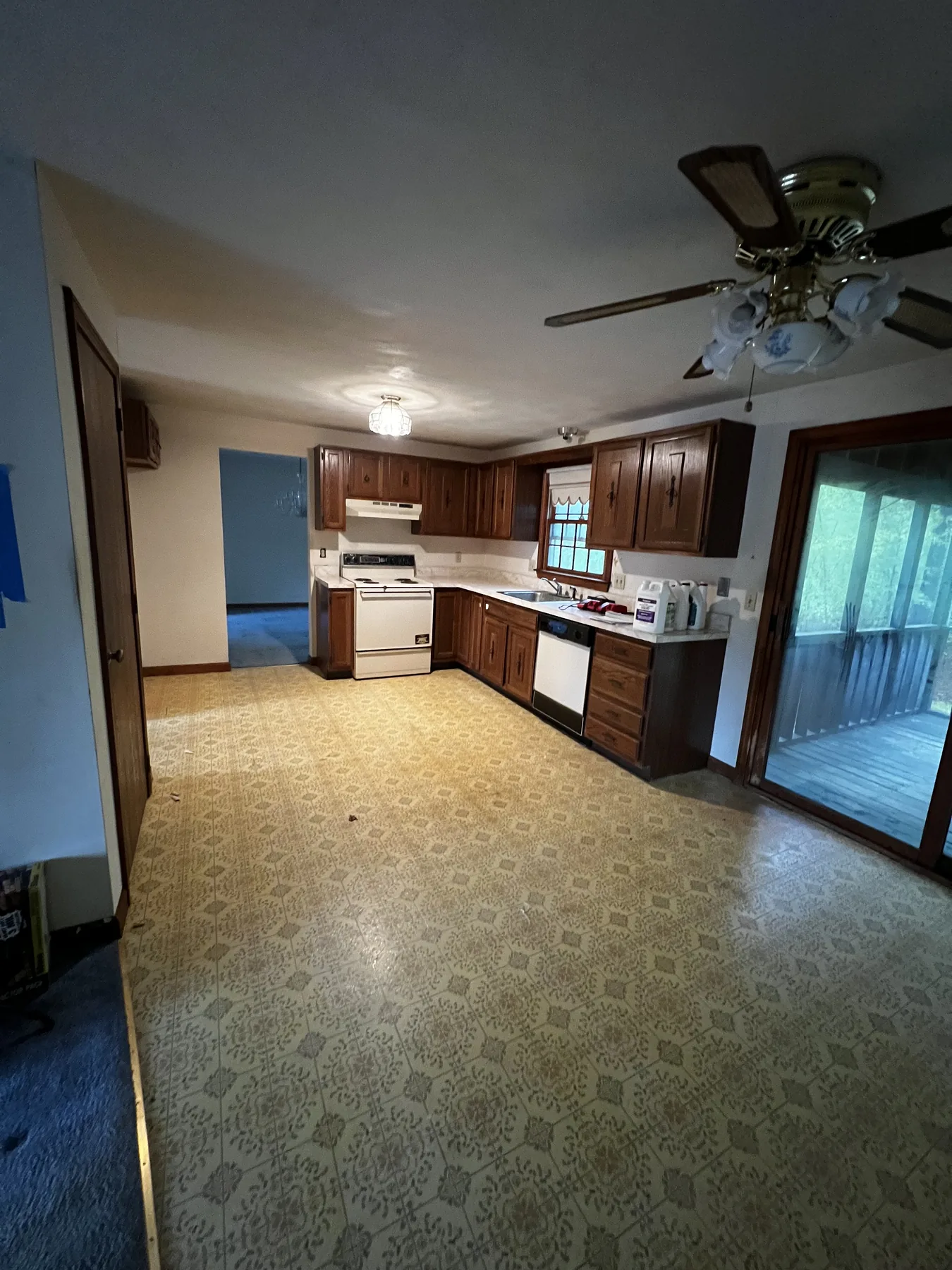 Before the Warm Modern Kitchen Remodel renovation